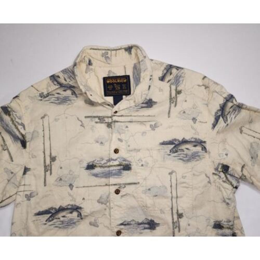 WOOLRICH SHORT‎ SLEEVE BUTTON DOWN SIZE M